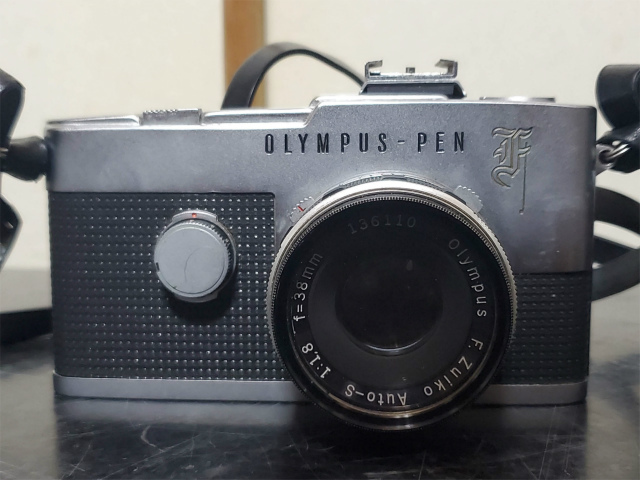 ジャンク OLYMPUS-PEN F OLYMPUS-PEN F F.Zuiko Auto-S 1:1.8 f=38mm