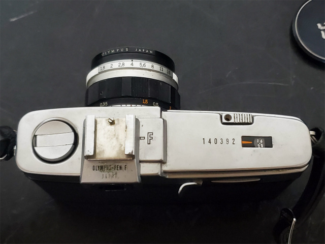 ジャンク OLYMPUS-PEN F OLYMPUS-PEN F F.Zuiko Auto-S 1:1.8 f=38mm