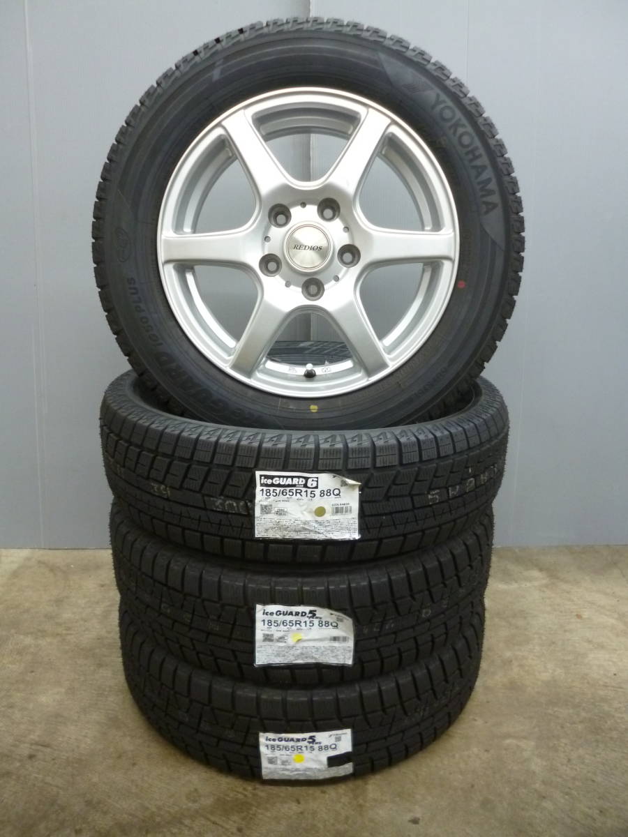 【低価，定番】 訳あり 在庫処分 ヨコハマアイスガード 185/65R15セット ホンダ フリードにオススメ Ｇ(スタッドレスタイヤ)｜売買されたオークション情報、yahooの商品情報をアーカイブ公開 - オークファン 5穴