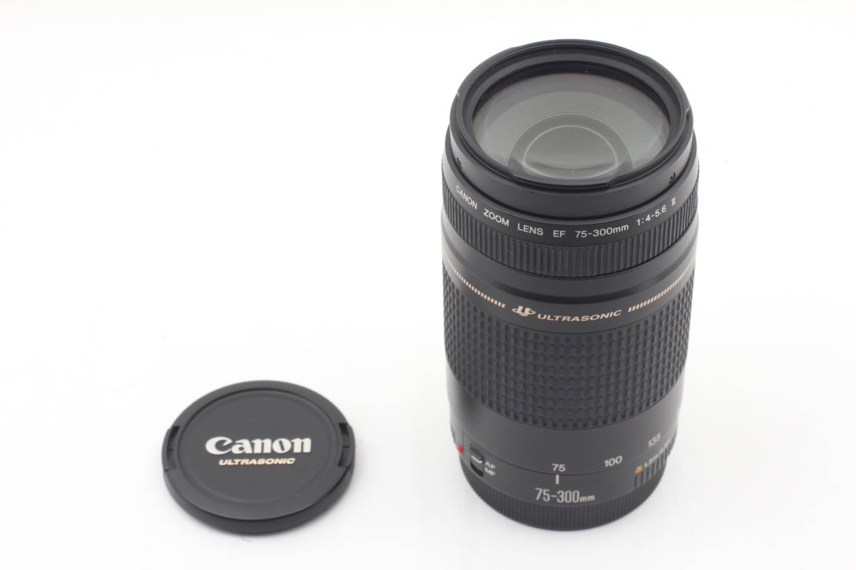 良品☆キヤノン Canon EF 75-300mm F4-5.6 II USM☆くもり☆OOO301 EF