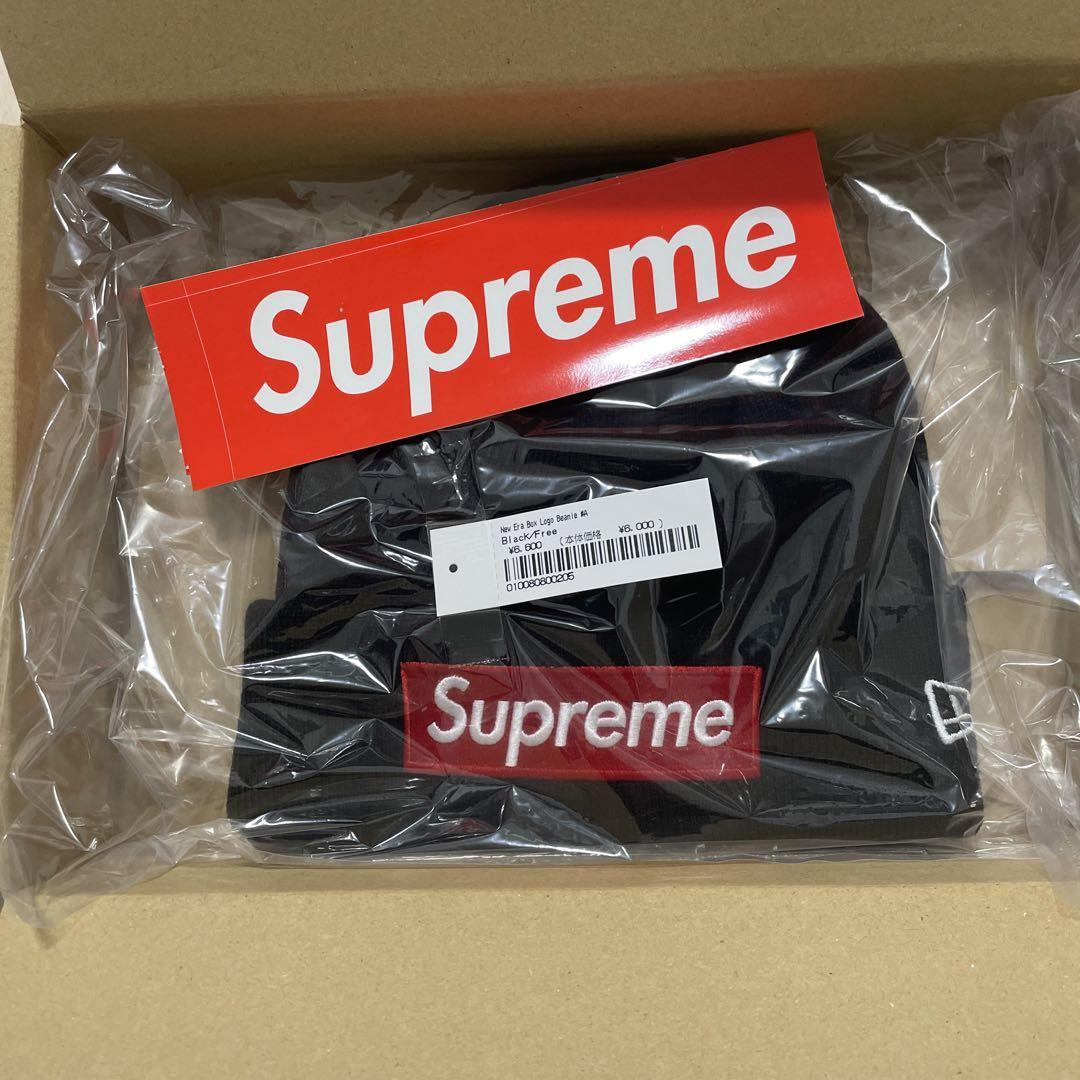 Supreme New Era Box Logo Beanie 黒