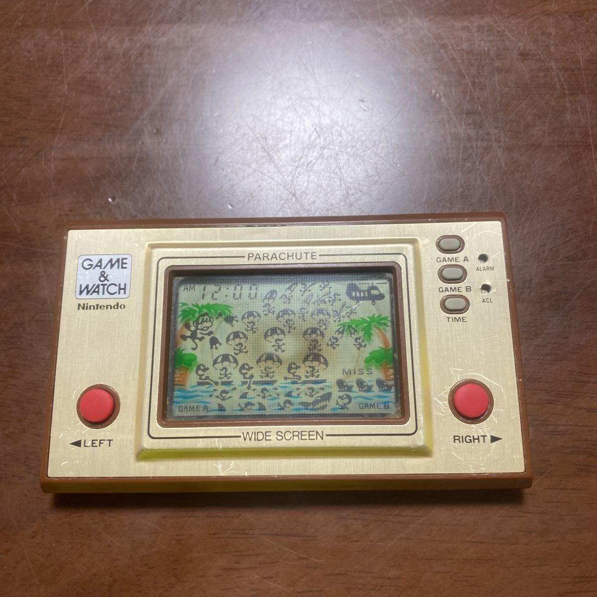 ゲームウォッチ パラシュート 動作確認済み パラシュート ゲーム