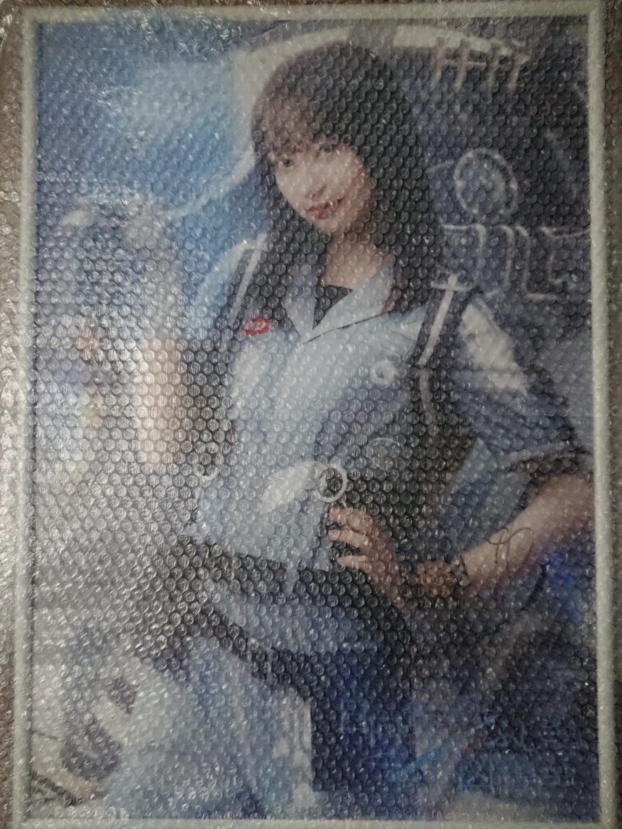 日向坂46とふしぎな図書室 影山優佳 B2サイズ直筆サイン入りポスター  