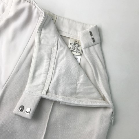 HERMES エルメス パンツ センタープレス ホワイト系 34 [240001838600