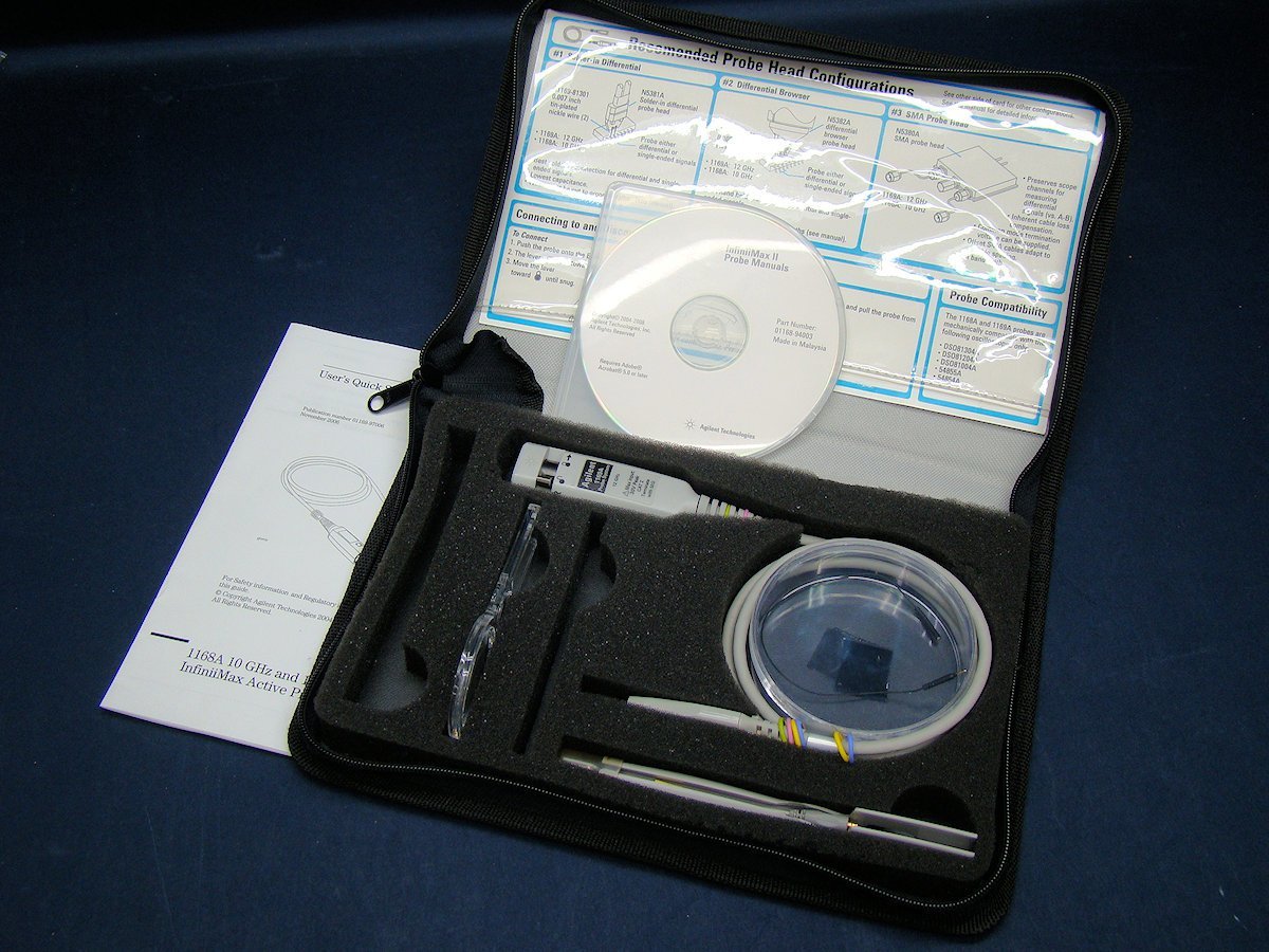 001中古品Agilent 1169A Infiniimax Probe ☆Agilent アジレント 1169A InfiniiMax Probe System 差動プローブ