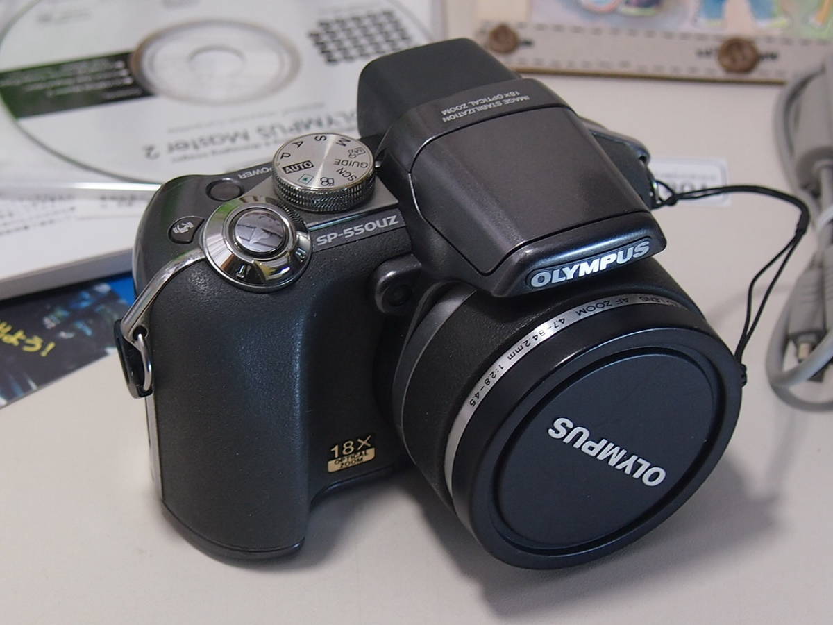 ◇カメラ801◇ コンデジ SP-550UZ （作動OK） OLYMPUS オリンパス Used 