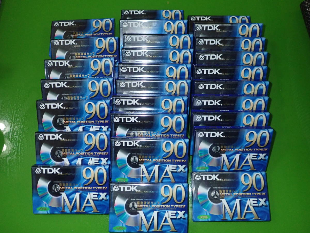 TDK MAEX90 未使用メタルポジションカセットテープ90分 27本