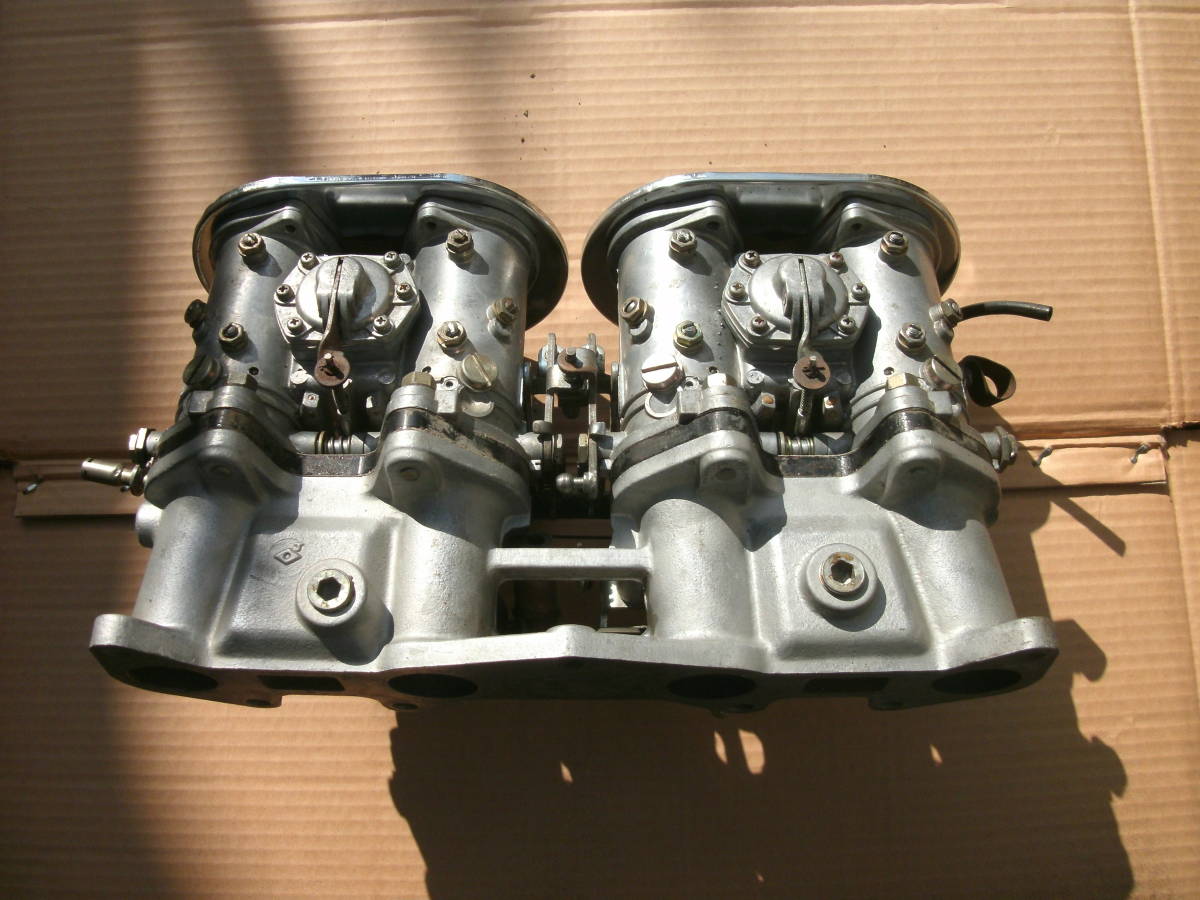 旧車 当時物 トヨタ 純正 ソレックス SOLEX キャブレター インマニ付