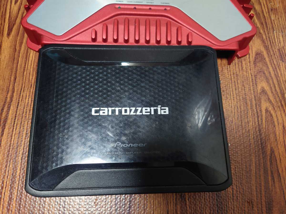 パワーアンプ carrozzeria カロッツェリア GM-D7100 SONY XM-754SX