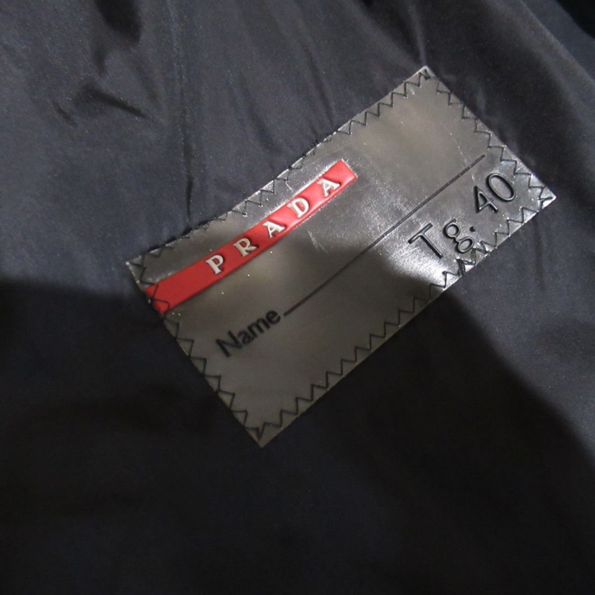 美品 PRADA SPORT プラダスポーツ 中綿 ナイロン ポンチョコート 