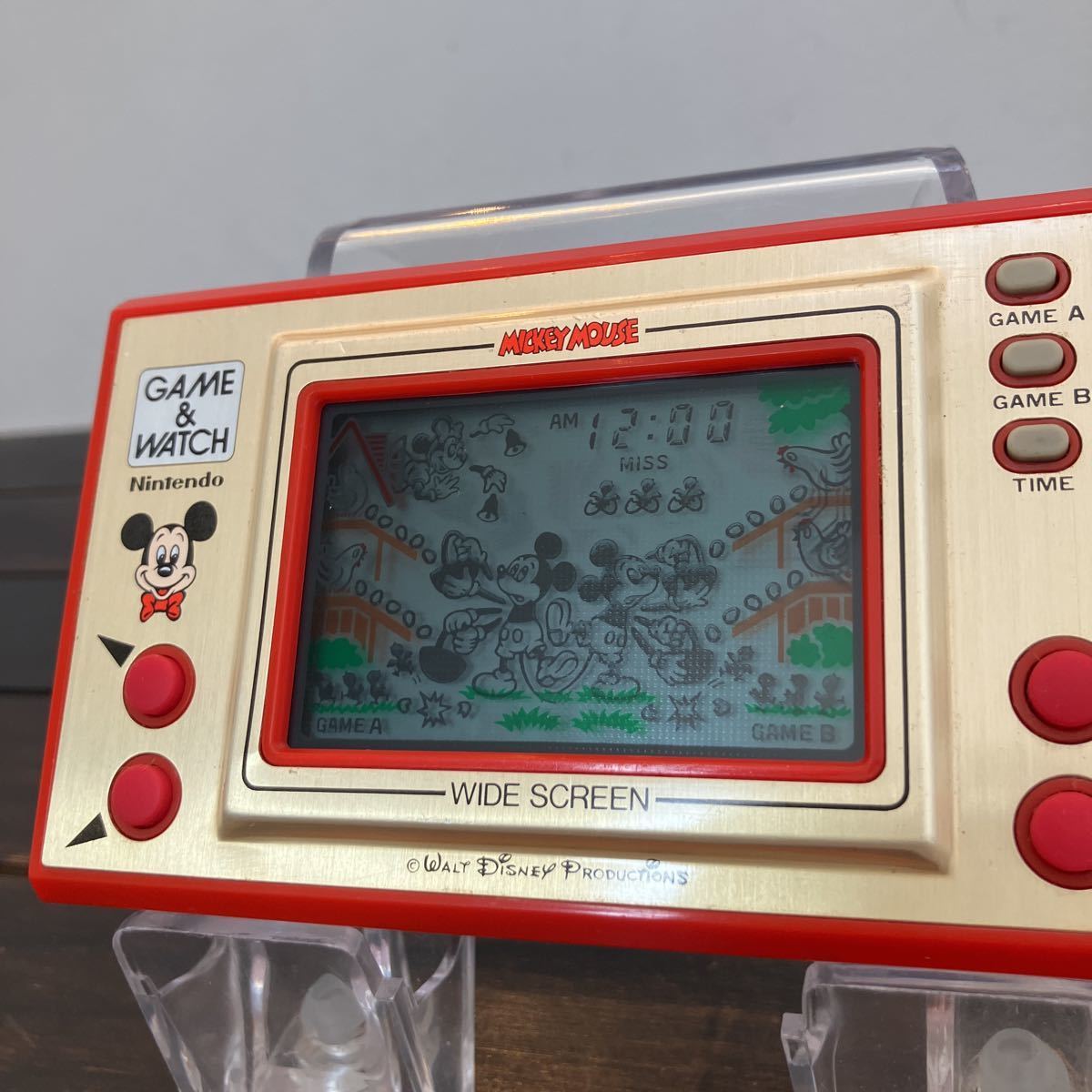 ゲームウォッチ ミッキーマウス ※超美品 任天堂 GAME&WATCH MICKEY 