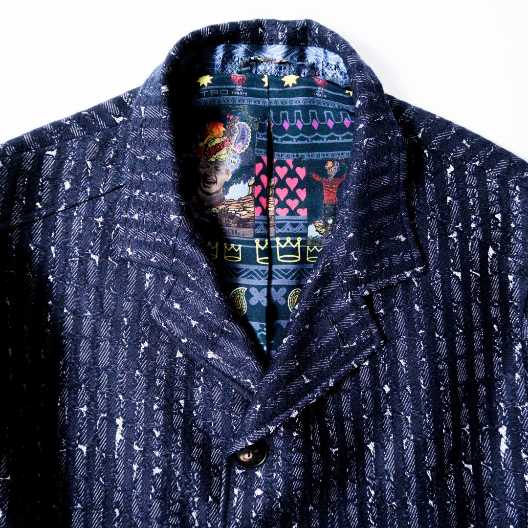 □2212.G1.53□【極美品!!】40万 エトロ/ETRO「最高峰カシミヤ素材」匠
