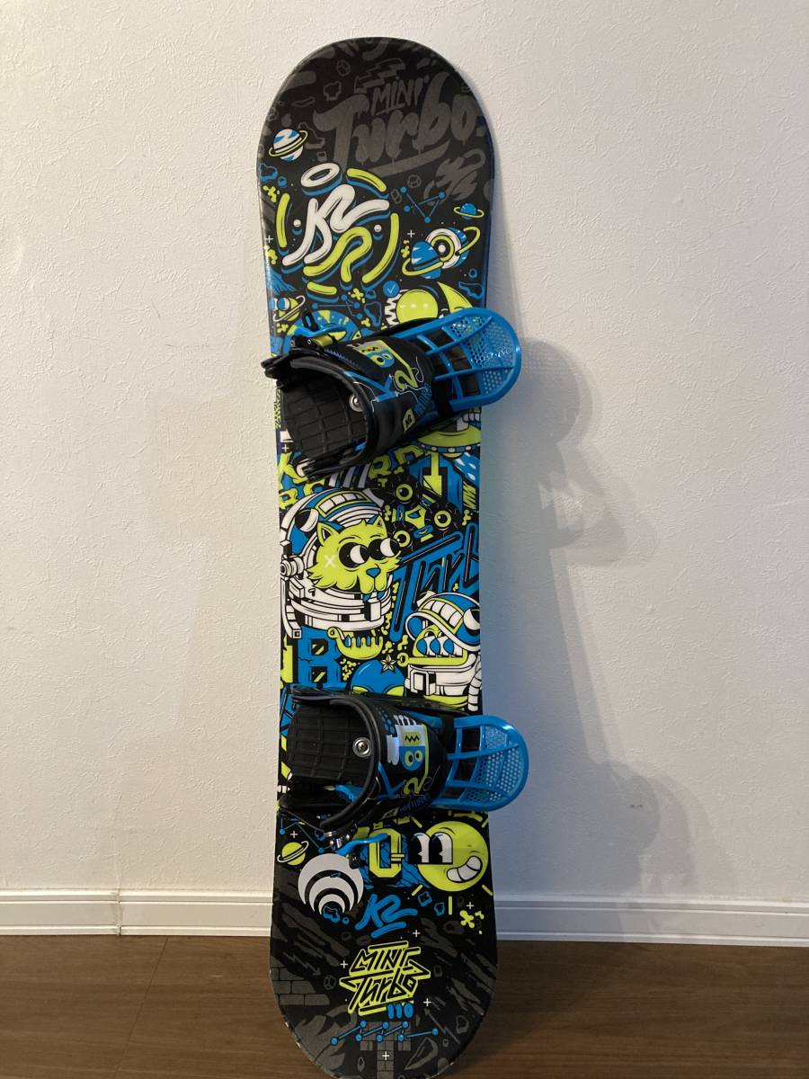 K2 スノーボード MINI TURBO 110㎝メンテナンス済 Snowboard K2