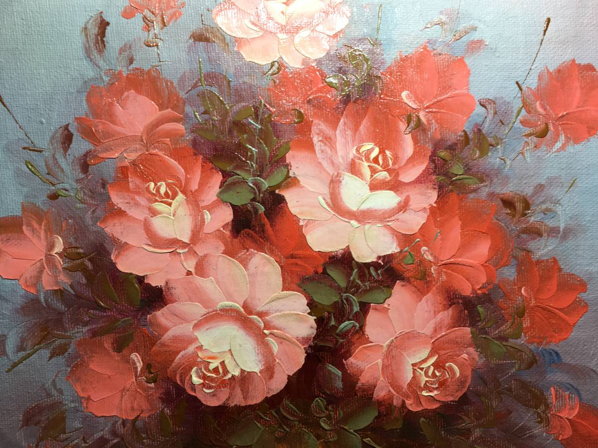 サイン無し 油彩画 静物画 風景画 花の絵 油絵 原画 古画 絵画 絵 画 