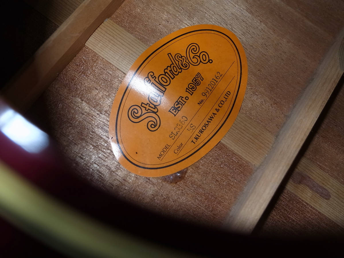 Stafford スタッフォード SLG-360 Gibson B-25タイプ 良品 【公式通販】