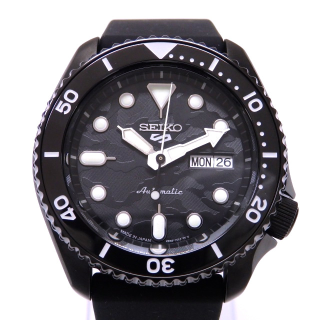 セイコー SEIKO SBSA175 5 スポーツ SKX Sense Style 自動巻き 腕時計 堀米雄斗 限定モデル 世界限定6，000本 ブラック 黒 2022.12月購入品