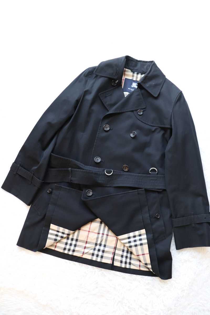 バーバリー BURBERRY L トレンチコート ノバチェック イングランド製 
