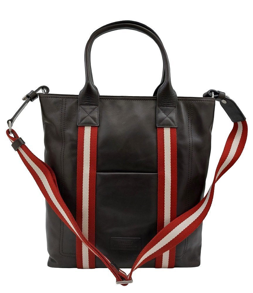BALLY バーガンディ レザートートバッグ 未使用品！BALLY【バリー】TOGANT-MD レザー 2WAY トートバッグ （3925
