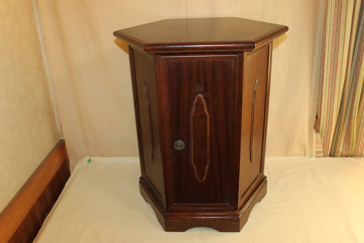 ◆◆李朝 木 木工 時代物 六角台 李朝家具◆◆