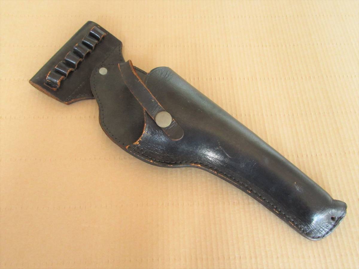 【即決】◆MADE BY TOKYO CMC 革製ホルスター 弾帯付き リボルバー ウェスタン