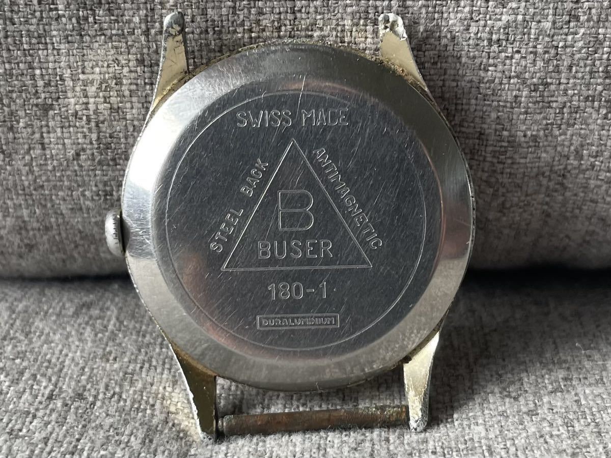 BUSER - Yahoo!オークション 17JEWELS 180-1 メンズ腕時計 手巻き 
