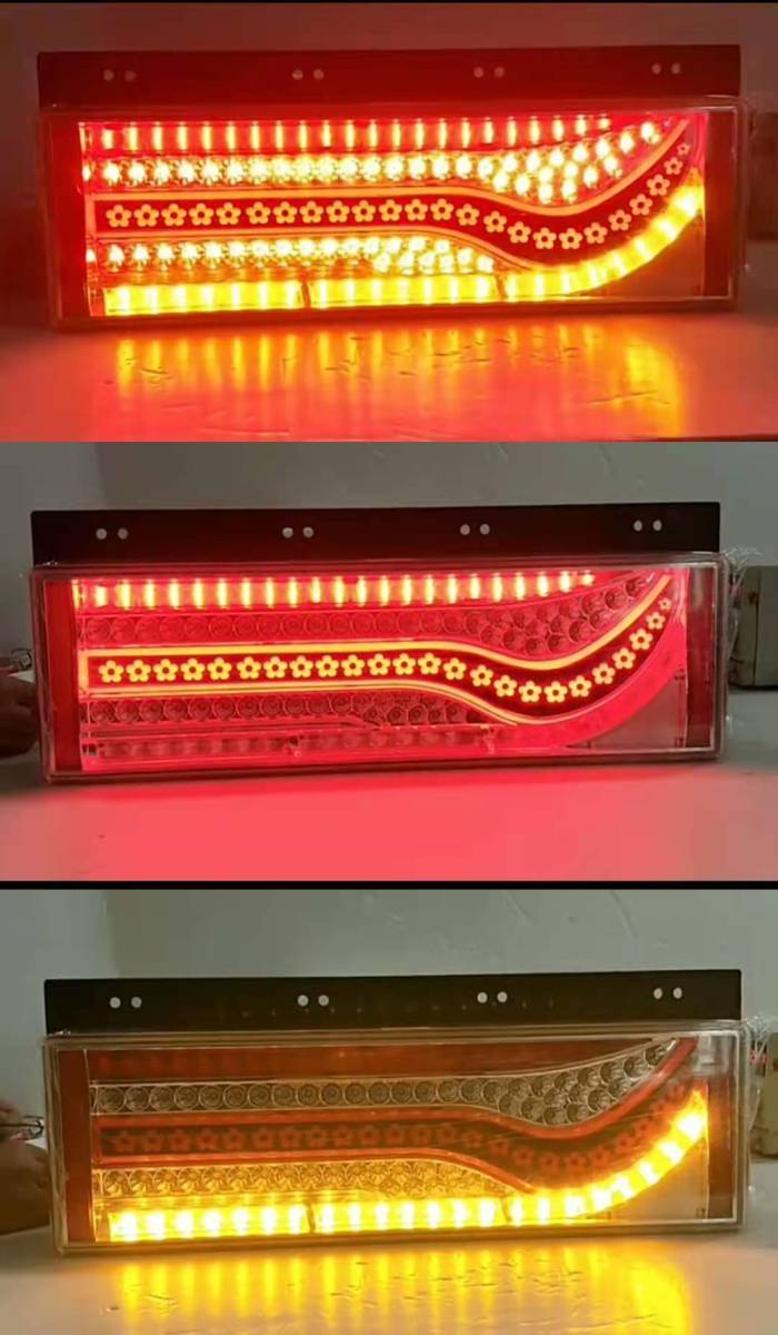 歌舞伎 千本桜型 トラック 千本桜 2連 5つ葉 デザイン オールLED