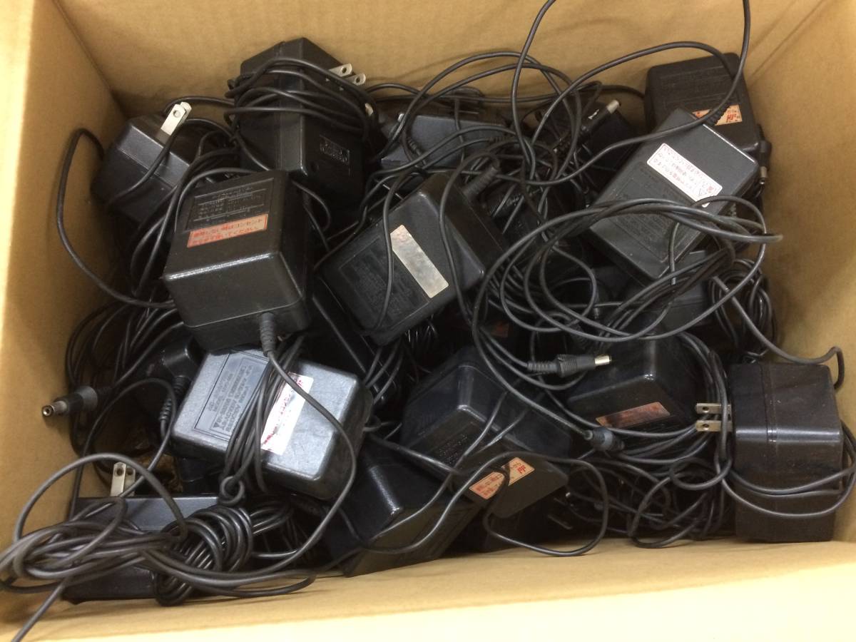 FC SFC ファミコン スーパーファミコン ACアダプター 電源ケーブル HVC-002 50個セット まとめ売り 未チェック ジャンク【z4-409/0/0】