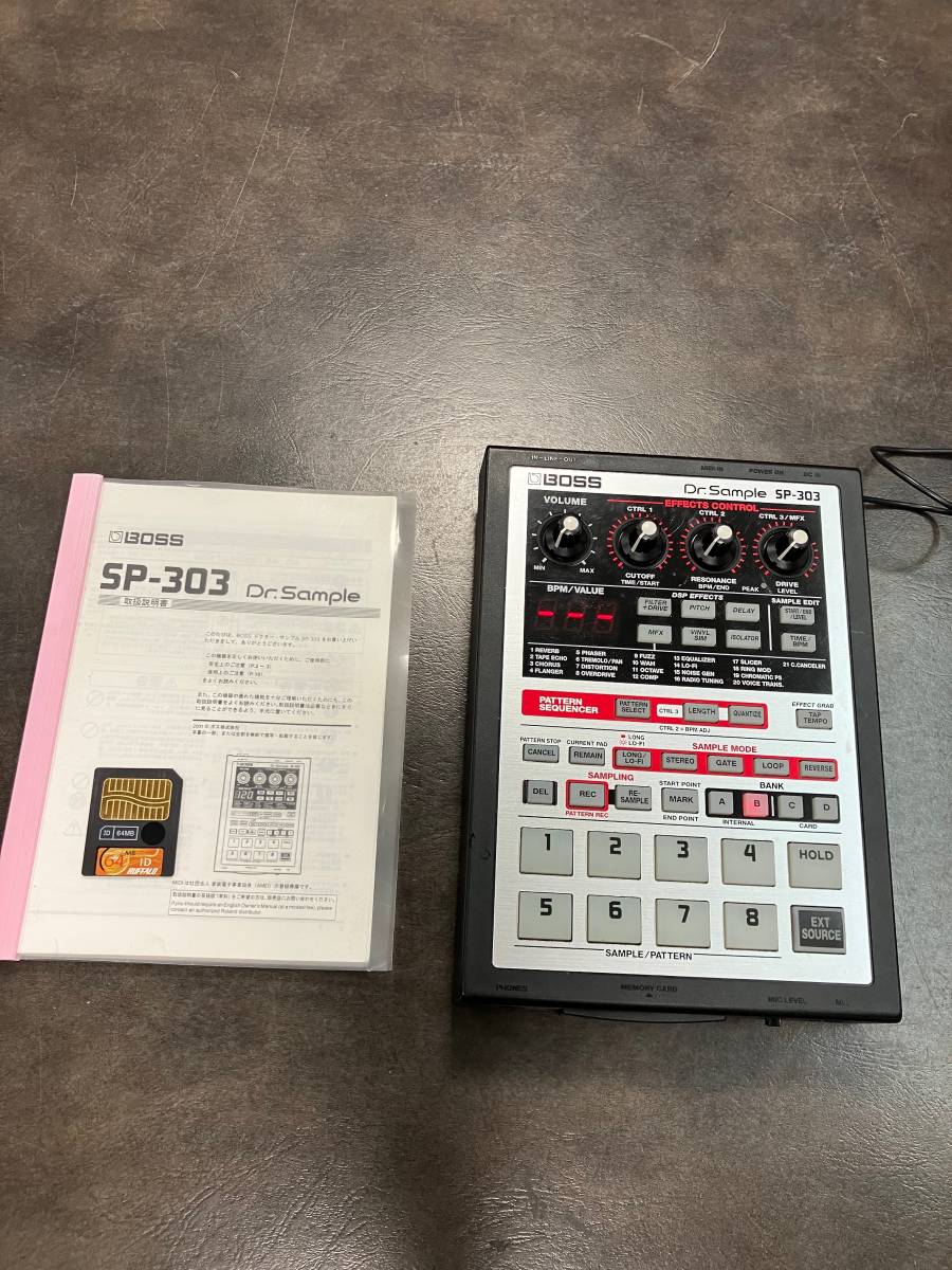 BOSS SP-303 サンプラー 64MB＆カードリーダー付き Boss Dr 【公式通販】
