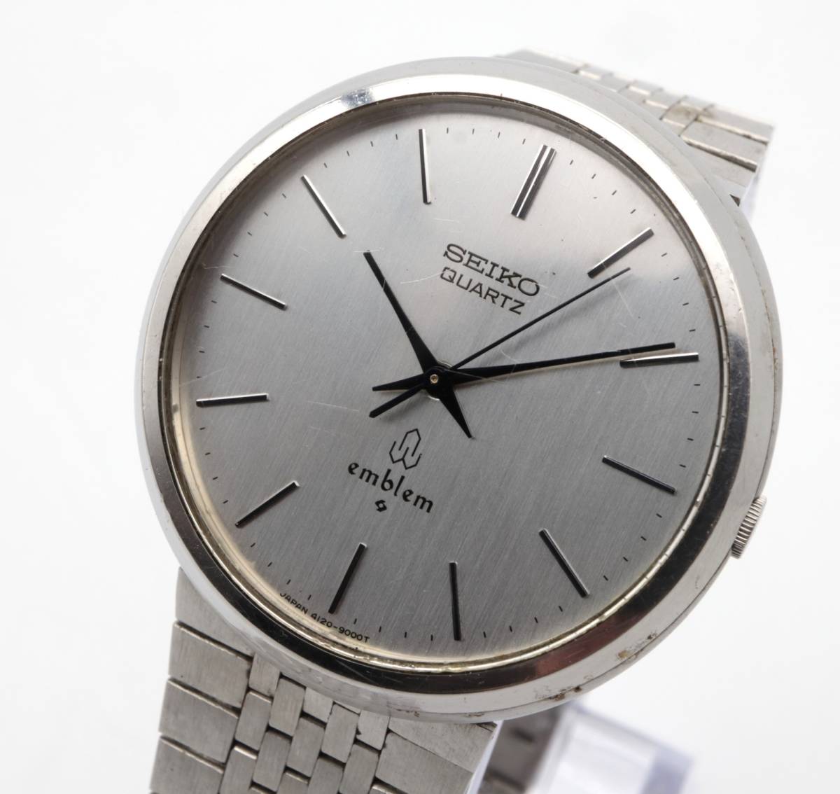 ◇◇SEIKO EMBLEM 4120-9000 セイコー クオーツ□メンズ 腕時計 