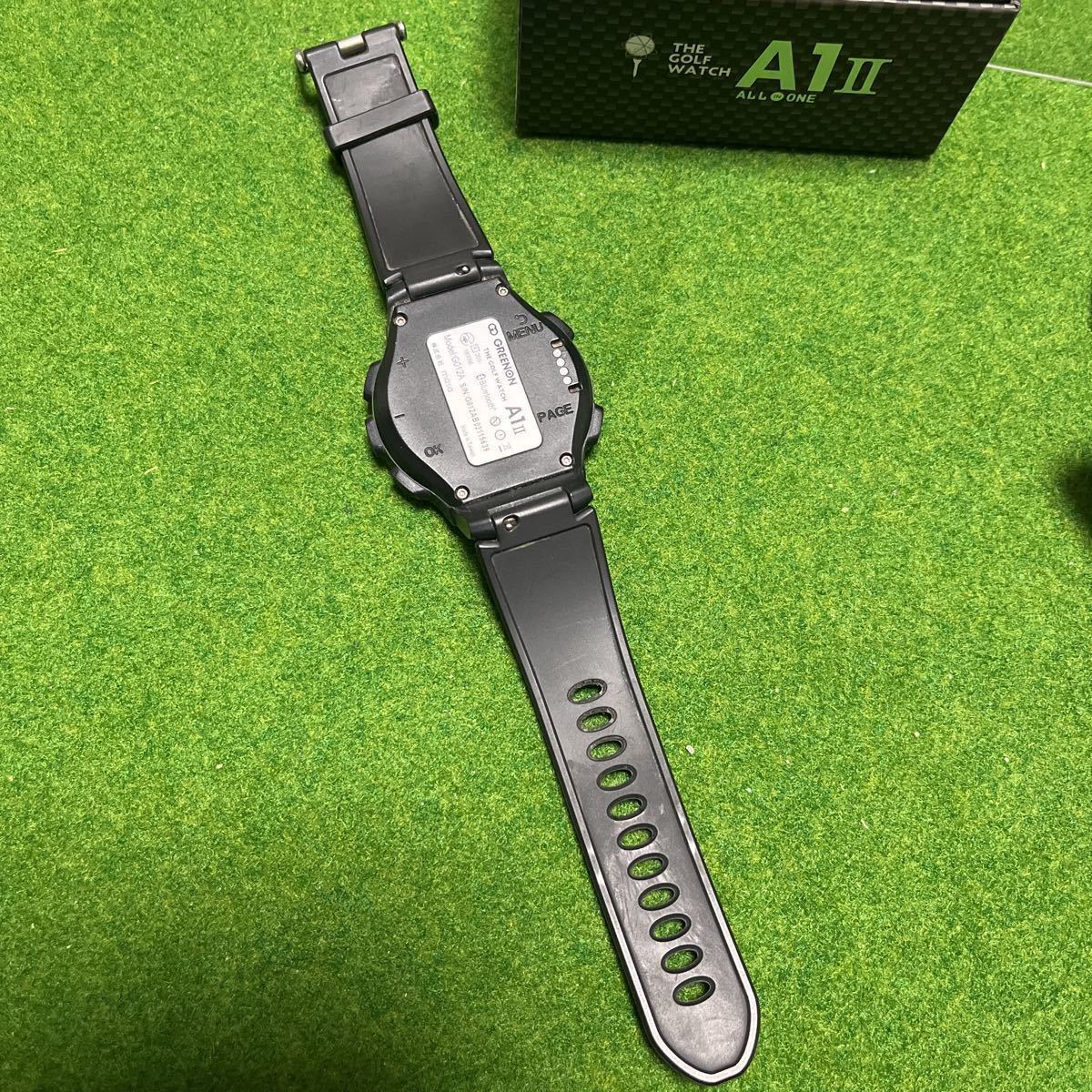 グリーンオン ザ・ゴルフウォッチA-1 II 充電器×2個付き 送料無料