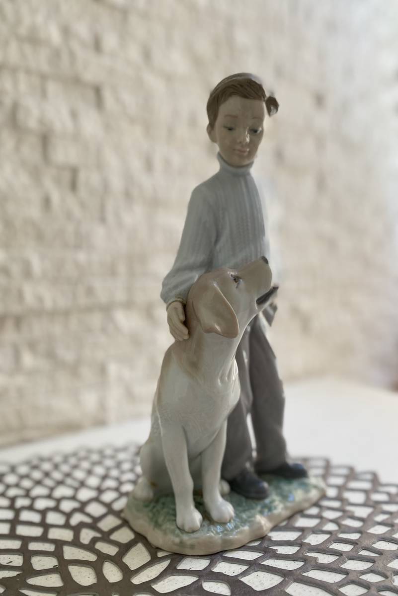 美術品・アンティーク・コレクション リヤドロ LLADRO ナオ NAO 犬と