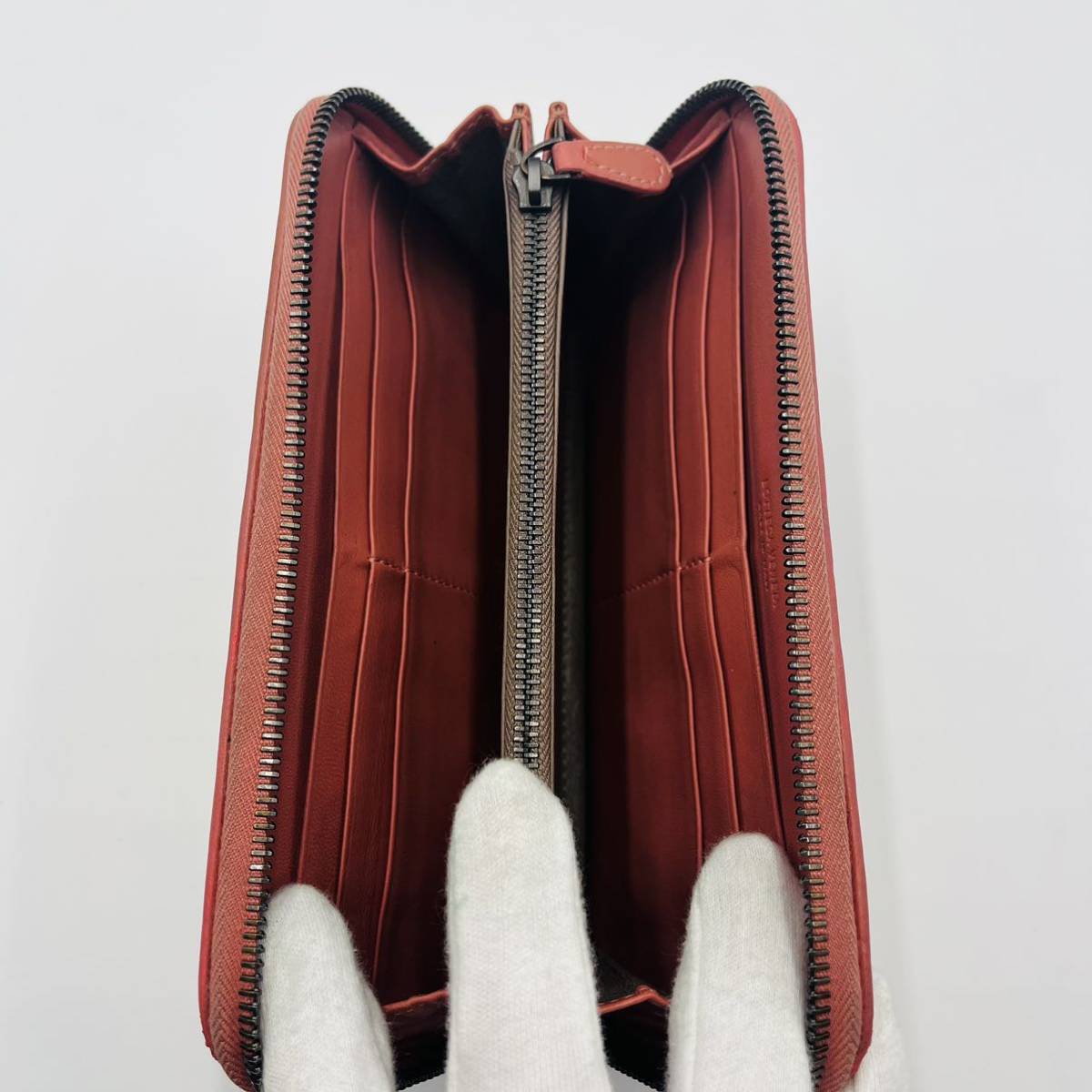 1円 希少 BOTTEGA VENETA ボッテガヴェネタ 長財布 ラウンドジップ
