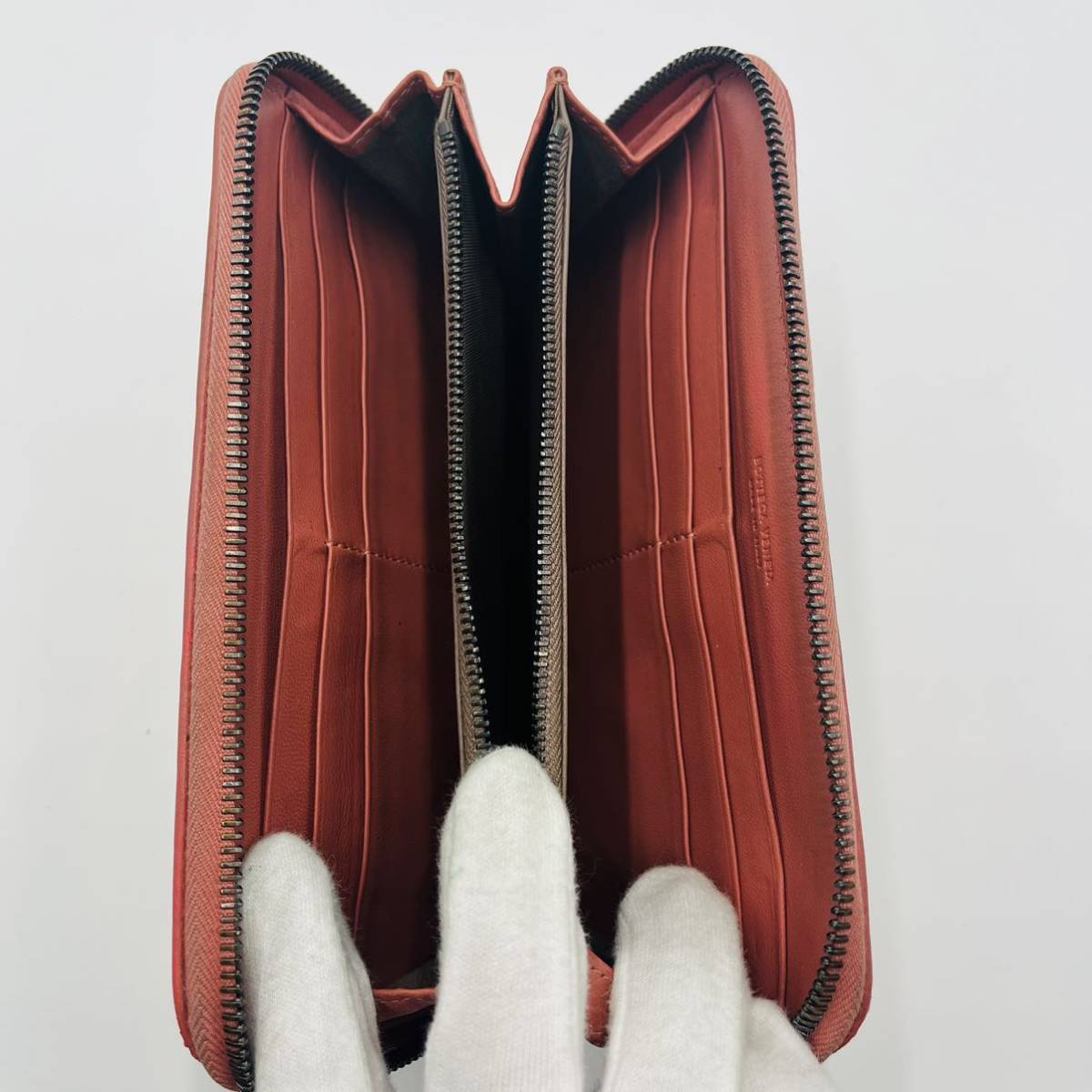 1円 希少 BOTTEGA VENETA ボッテガヴェネタ 長財布 ラウンドジップ