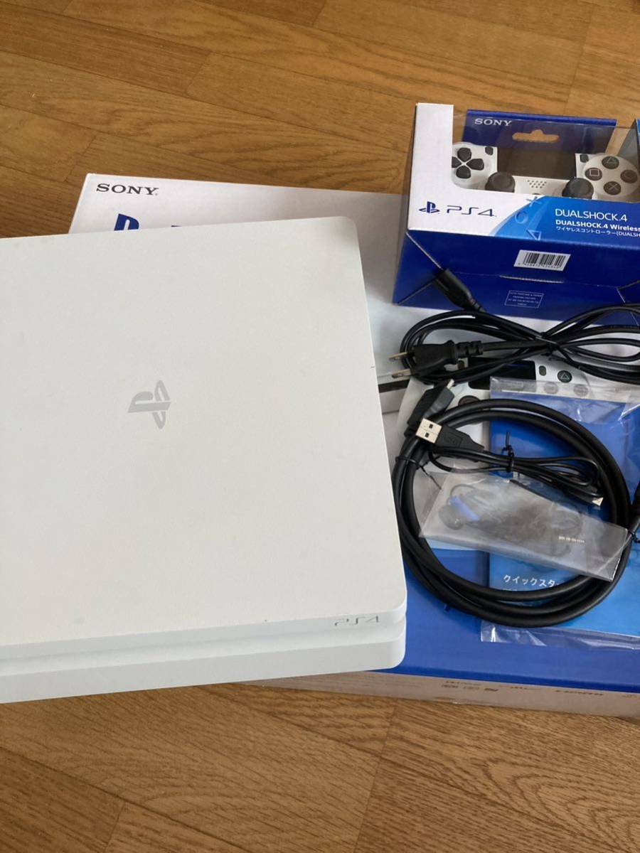 本物保証，豊富な PS4 本体 グレイシャー ホワイト 500GB CUH-2000A B02 SONY コントローラーは(PS4本体)｜売買されたオークション情報、yahooの商品情報をアーカイブ公開 - オークファン PS4本体