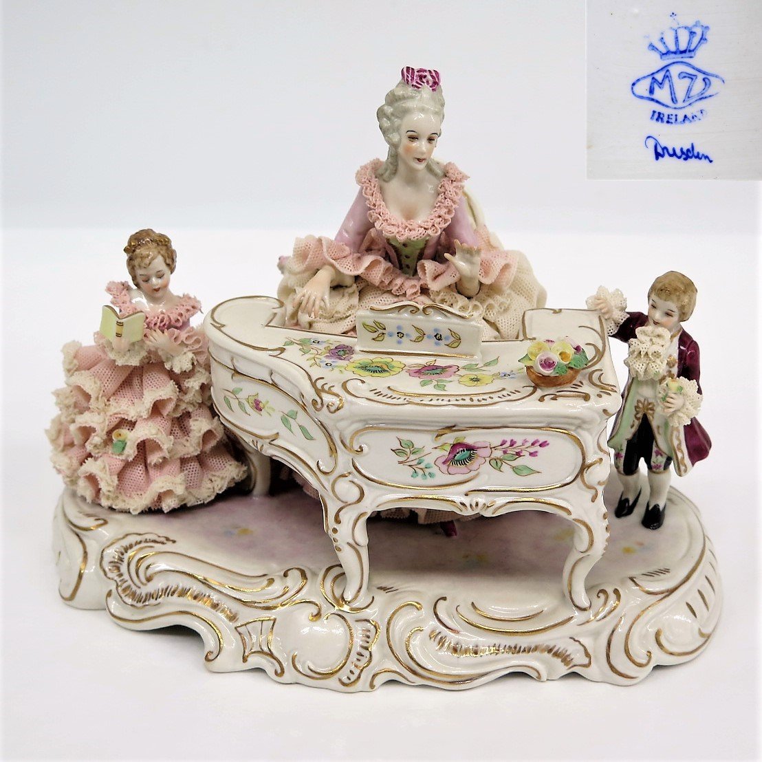 1円 IRISH DRESDEN アイリッシュドレスデン ピアノの先生 レースドール 