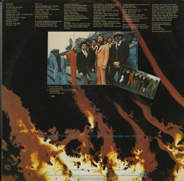 78年 名盤 SUN ⁄ SUNBURN US オリジナル盤 LP 78年 名盤 SUN ⁄ SUNBURN