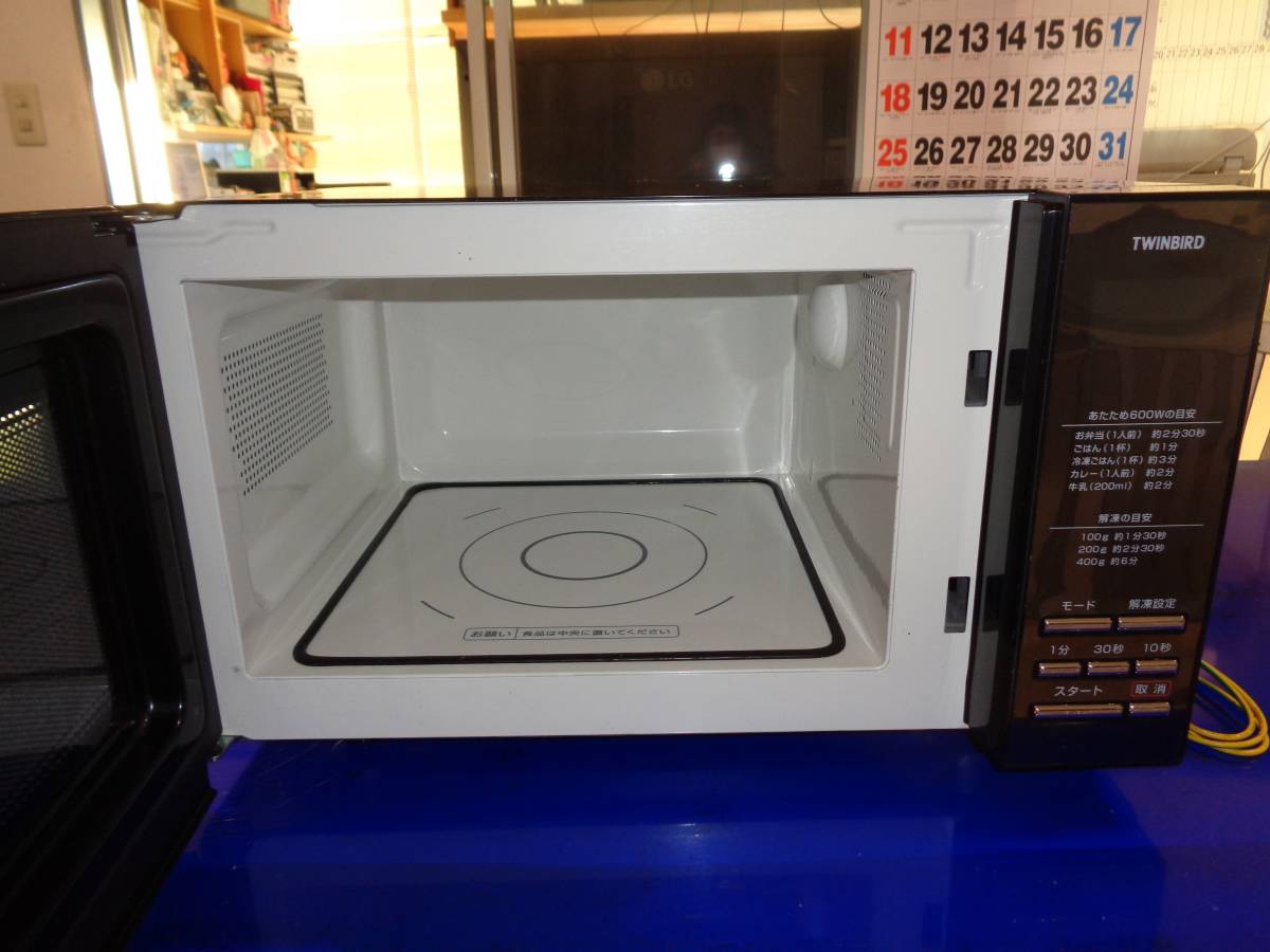 ツインバード・ミラーガラスフラット電子レンジ！ＰＡＲＴ３！（中古）