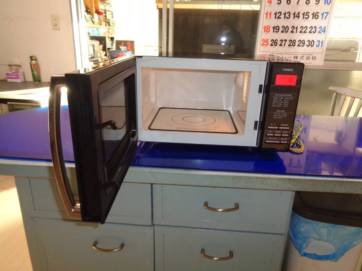 ツインバード・ミラーガラスフラット電子レンジ！ＰＡＲＴ３！（中古）
