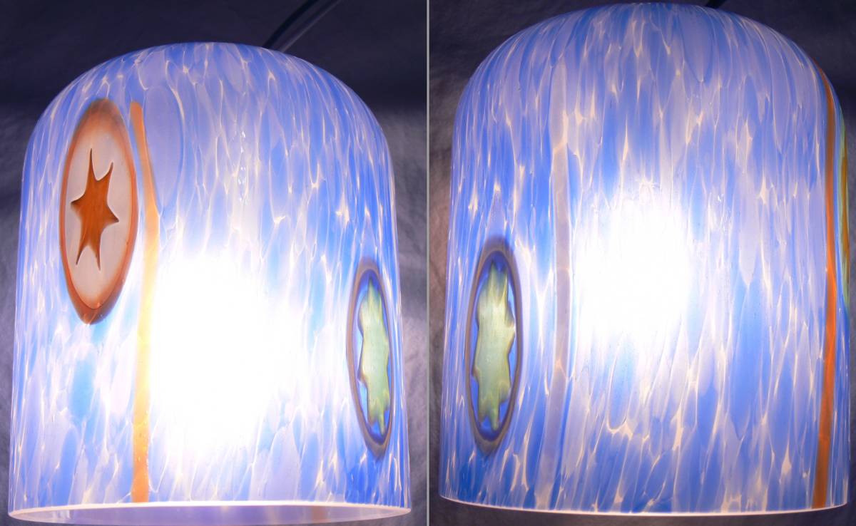 MURANO/ムラノ◇②ミルフィオリ ランプシェード 2個組◇ヴェネチアン
