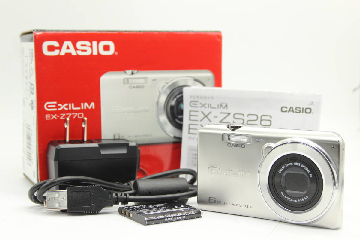 元箱付き】カシオ Casio Exilim EX-Z770 26mm Wide Optical 6x 