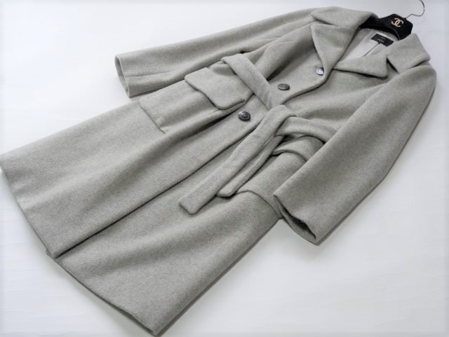 AMACAアマカ♪ウール×カシミヤコート サイズ40 三陽商会 日本製
