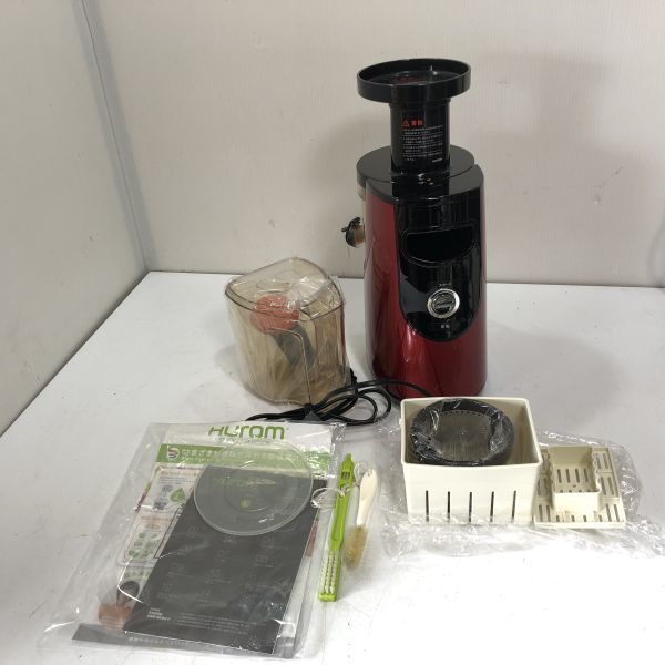 HUROM ヒューロム スロージューサー H2H 赤 調理家電 低速圧縮絞り