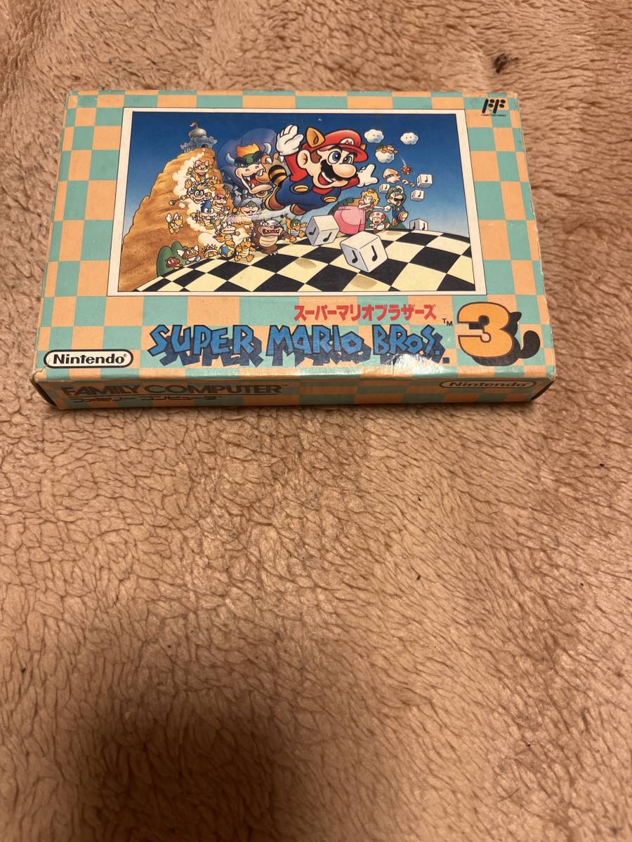 ファミコン スーパーマリオブラザーズ3 中古品 箱 説明書付き
