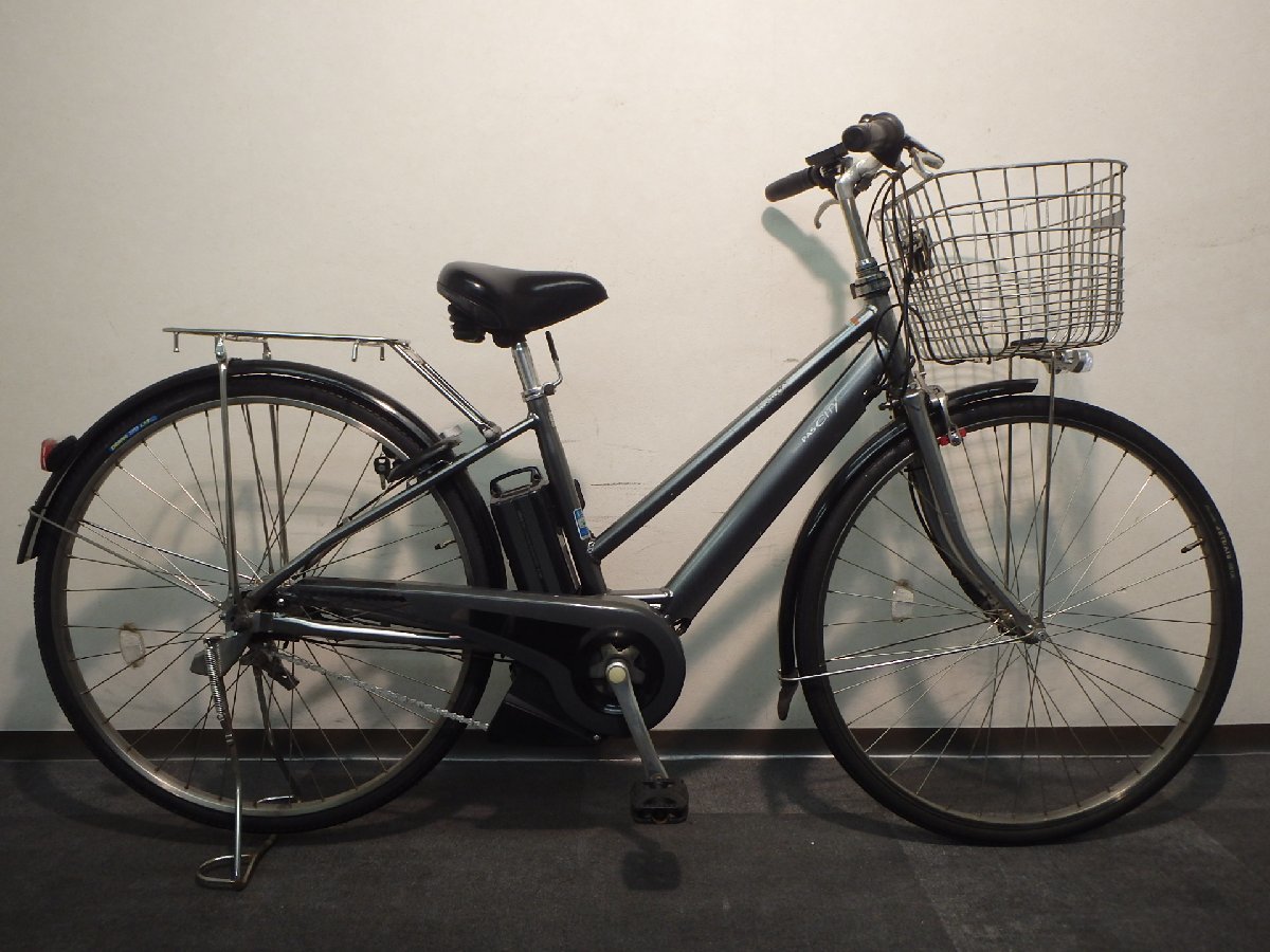 ヤマハ、パス。中古電動アシスト自転車27インチ