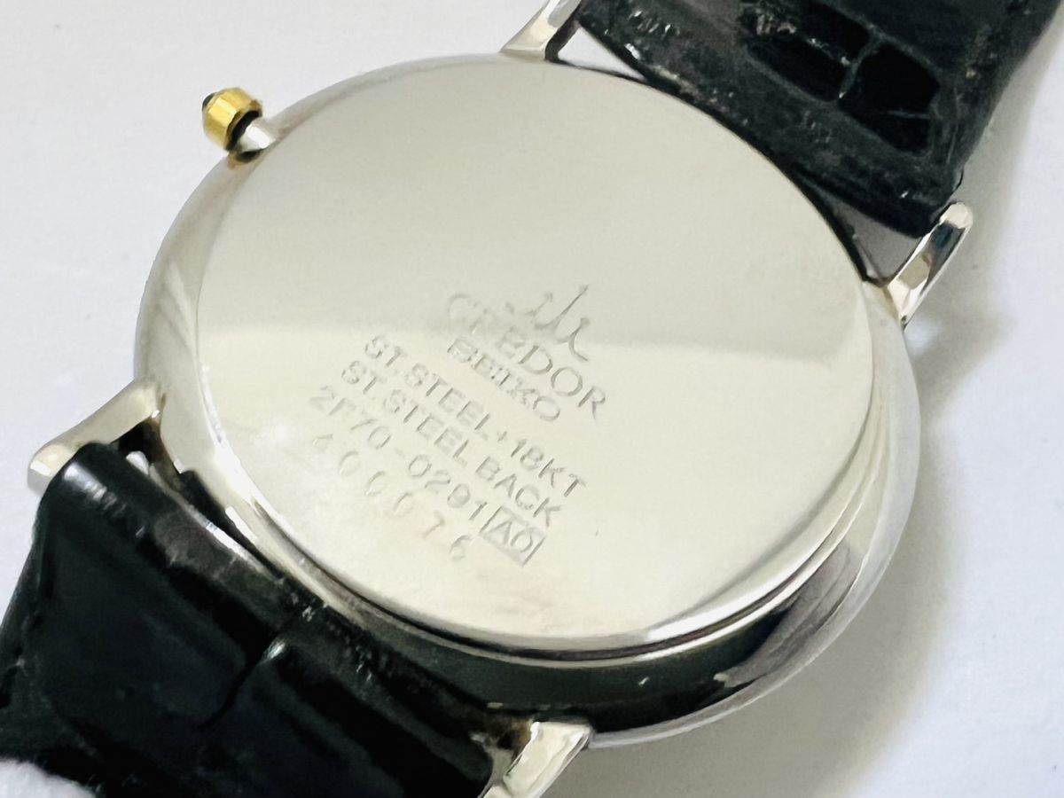 V907-I28-4059◎【電池交換済み/稼働】 SEIKO セイコー CREDOR 