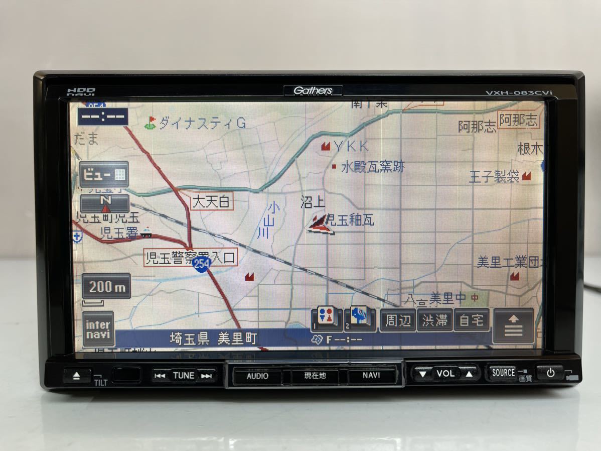 ホンダ 純正HDDナビ Gathers ギャザーズ VXH-083CVi AVIC-HRZ6027zh 
