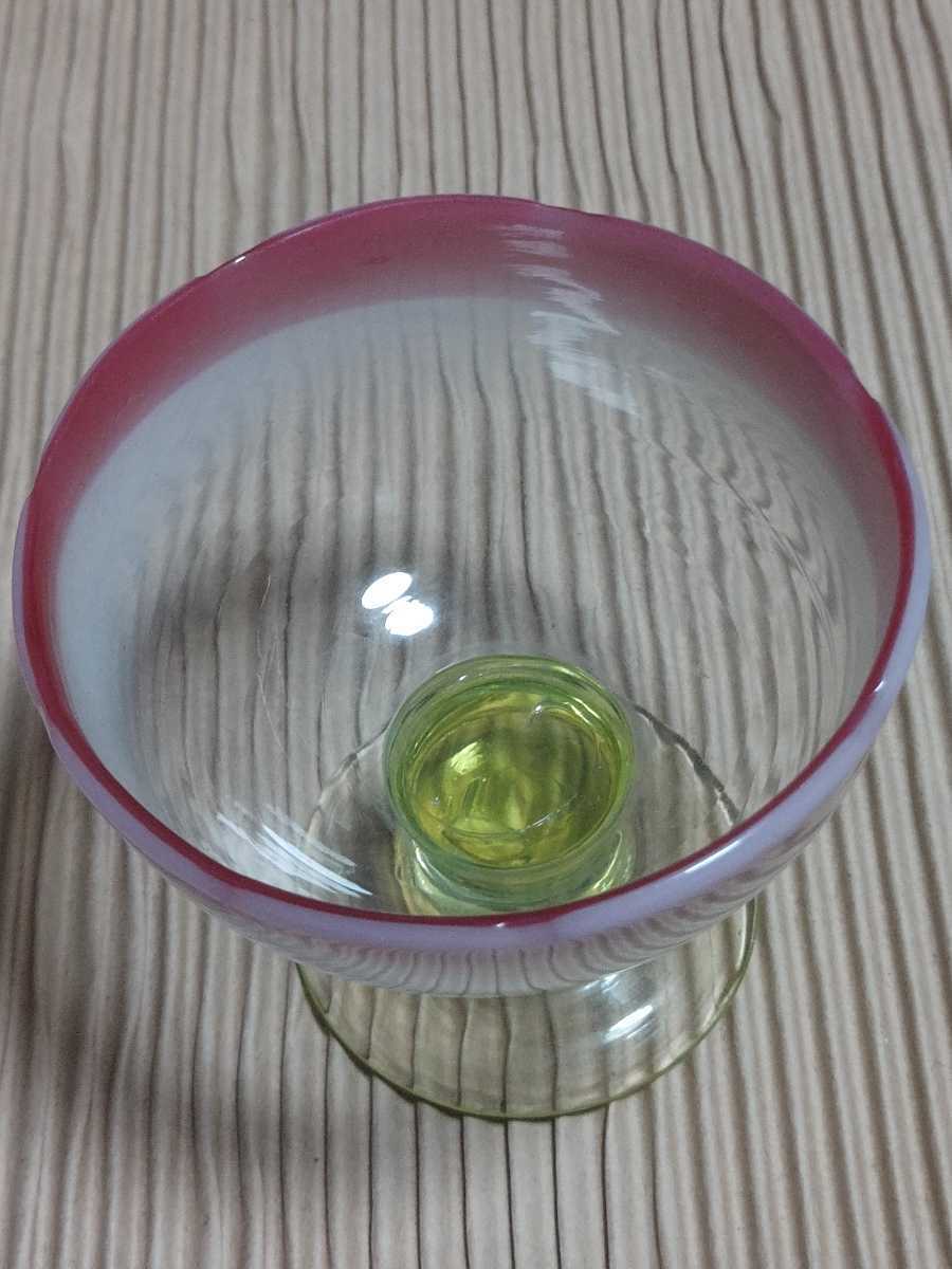 レトロ氷コップ 3個セット 昭和レトロ 氷コップ 3色 コンポート 氷