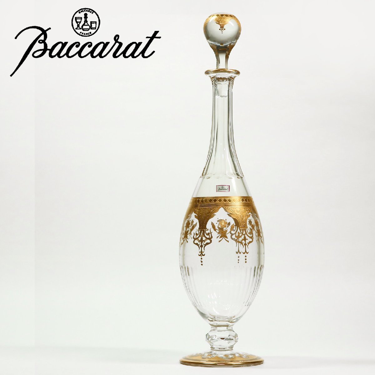 慶應◇【Baccarat バカラ】クリスタルガラス金彩装飾『Empire 