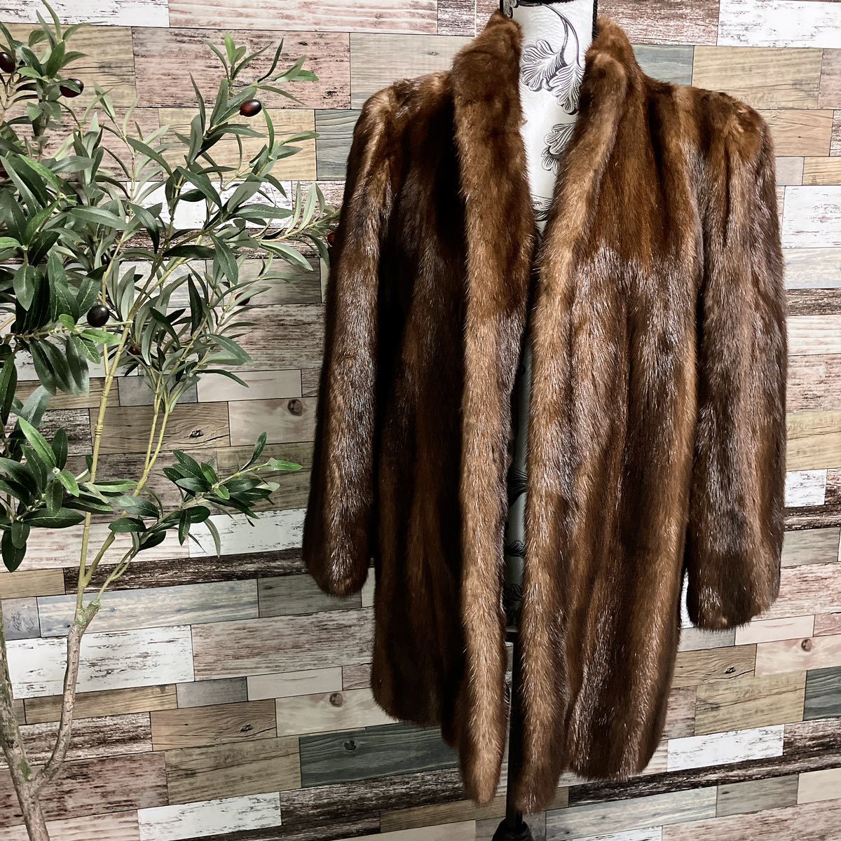 ト長SAGA MINK サガミンク 高級毛皮ミンクコート Superb Quality SAGA