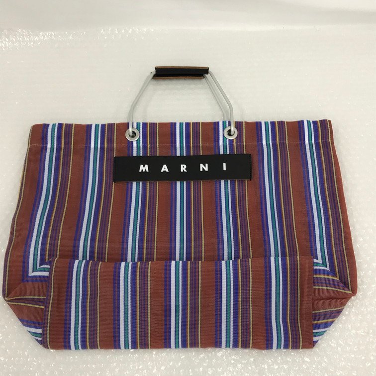 マルニ MARNI 【ALBA3021】マルニ MARNI ストライプバッグ MARKET